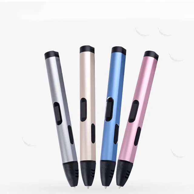 Best Offers Professional OLED Display 3D Printing Pen USB 3D Drawing Pens with 10M PCL Filament and Bracket Holder Great Gift for Kids
