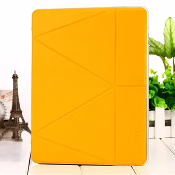

for Samsung P200 P205 Case Tab A 8 inch 2019 PU Leather Soft Cover Fold Originality Deformation Stand Cover Transformer Onjess