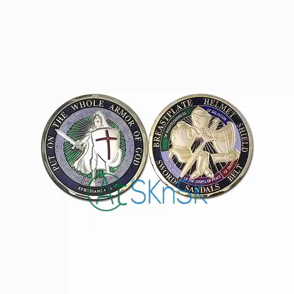 Образец монет военно морской флот США надела всю броню Бога Вызов Монета|coin coins|navy