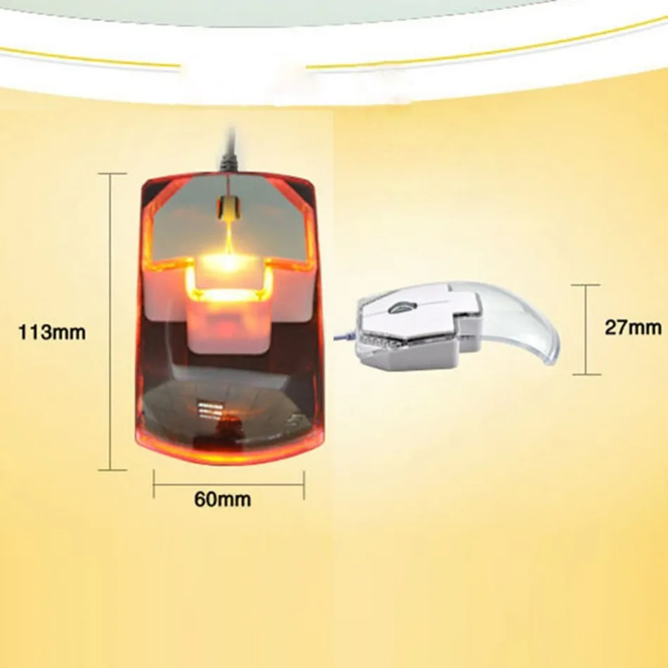 Transparent 1.3m Wired Mouse for Laptop Desktop Silent Gamer Colorful LED Power Saving Glow Gaming Mouse Mice Newest Fashion Transparent 1.3m Wired Mouse for Laptop Desktop Silent Gamer Colorful LED Power Saving Glow Gaming Mouse Mice Newest Fashion