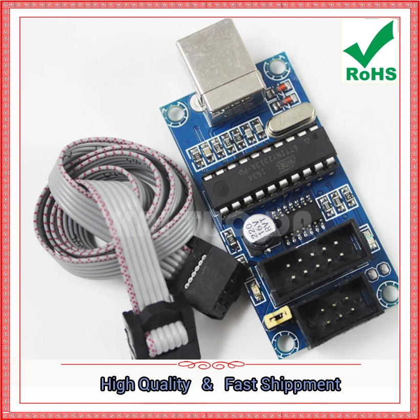 UNO A.D.N USBtinyISP загрузчик AVR микроконтроллер загрузки USB интерфейс крошечный ISP (C1A4)|usb