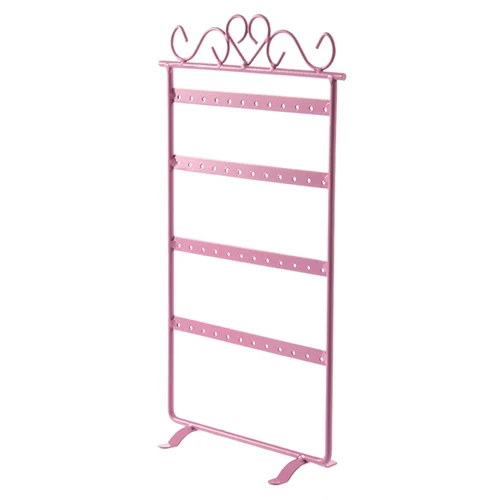 Earring Holder 48 Holes Stand Display Metal Hanging Earrings Rack Jewelrys Organizer Fashion Jewelry Earrings Display Stand Earring Holder 48 Holes Stand Display Metal Hanging Earrings Rack Jewelrys Organizer Fashion Jewelry Earrings Display Stand