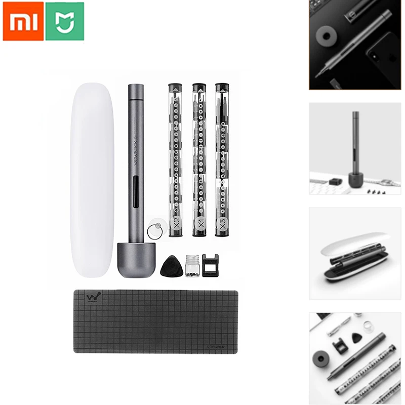 

Xiaomi Wowstick 1F Pro 64 In 1 Electric Screwdriver Rechargeable LED Electric Power Screw Driver Repair Tools
