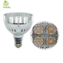 35 Вт PAR30 Светодиодный прожектор лампа E27 чип osram высокая яркость белый, теплый белый светодиодный светильник потолочный светильник