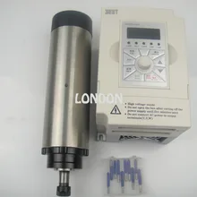 Комплект ЧПУ шпинделя ER11 800 Вт воздушного охлаждения мотор шпинделя+ 1.5KW Инвертор+ ЧПУ гравировочные Биты