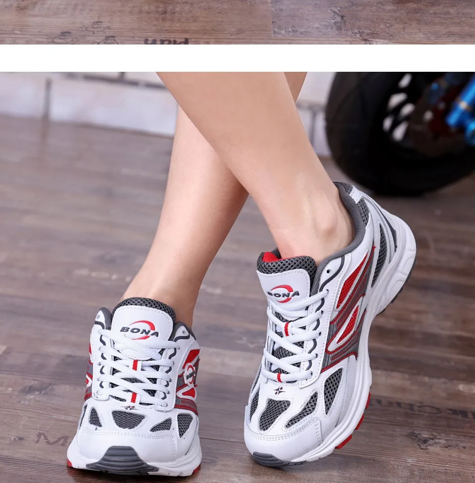 BONA New Classics Style Women Running Shoes Breathable Upper Outdoor Walking Jogging Sport Shoes Comfortable Ladies Sneakers