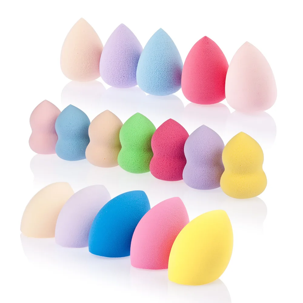 

5/7/10pcs/lot Facial Makeup Sponge Cosmetic Puff Flawless Powder Puff Makeup Tools for face mix color Blender Foundation Puff