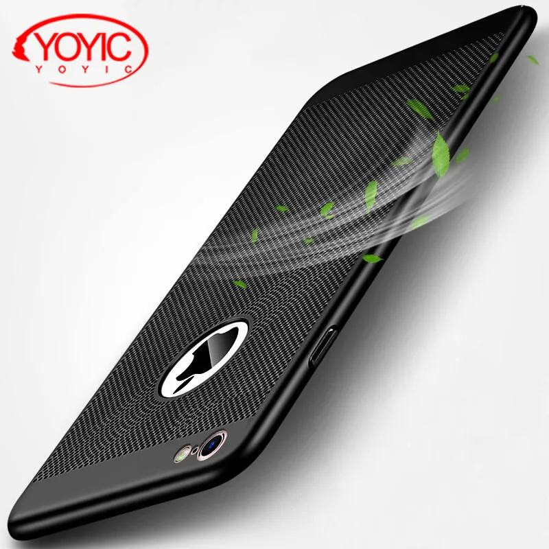 

YOYIC Phone Cases For iPhone X 8 8 Plus 6 6s Plus Case Protection For iPhone 7 7 Plus 5 5s SE Case Heat Dissipation Matte Cases