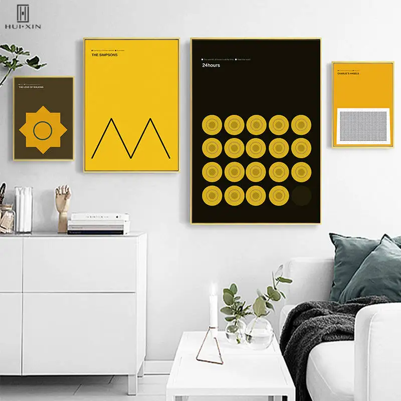 Buy Modern Geometric Calculator Latticed Shape Canvas