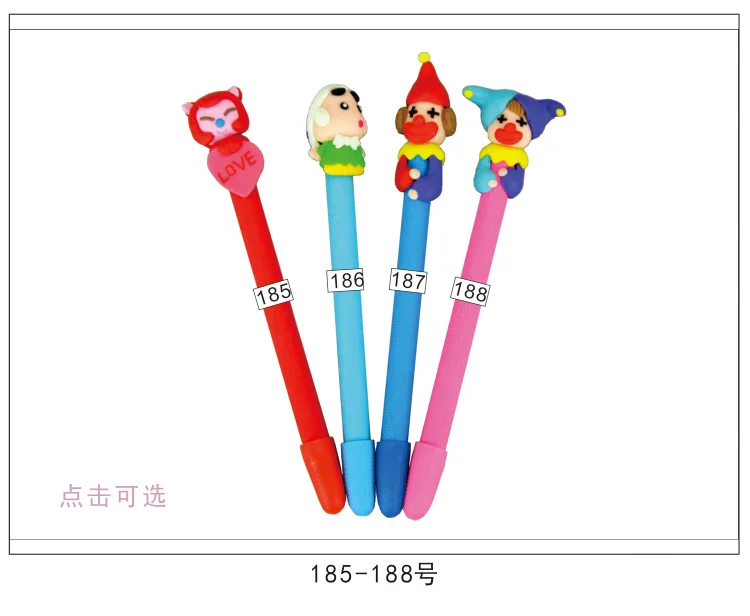 50 шт./партия креативные канцелярские принадлежности Доктор Медсестры ручка прекрасный для приза, подарка мягкая полимерная глина шариковая ручка канцелярские принадлежности