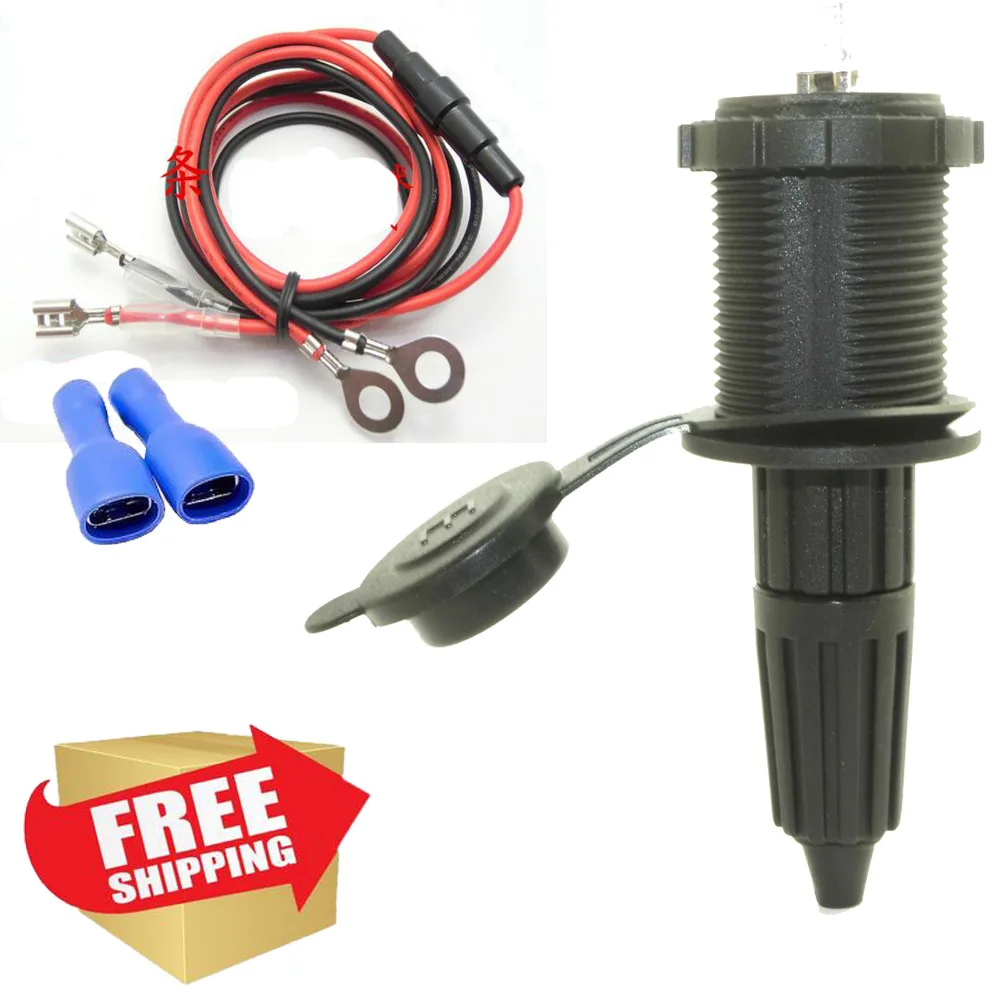 DC 12V 24V Power Fridge Socket & FUSE for 4WD Camper Caravan Trailer