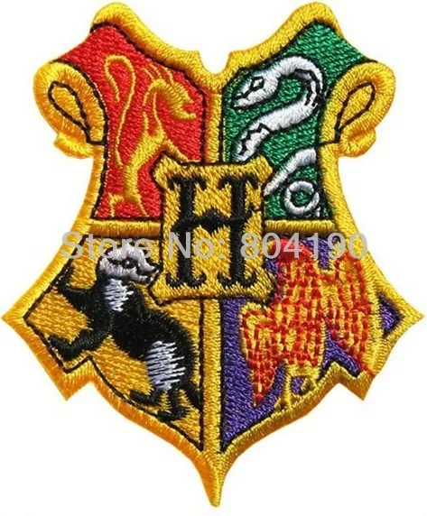 Гарри Поттер Хогвартс школьная эмблема халат с вышивкой Железный патч Рок Ретро аппликация Прямая поставка