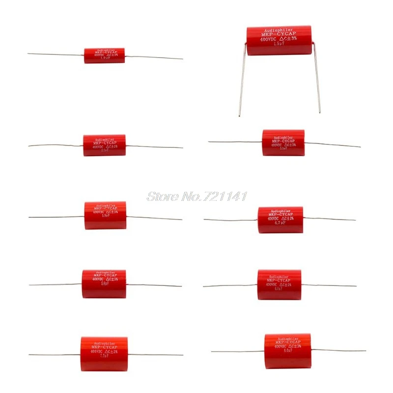 1 шт. Audiophiler Axial MKP Аудио Конденсатор мкФ 7 5 400V DC для HIFI DIY частоты емкость гитарный