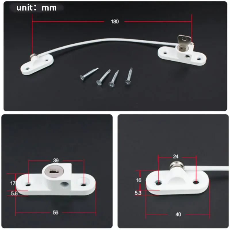 Лидер продаж Детская безопасность замок окна дверной ограничитель замок с тросом Catch провода открытие ограничитель Безопасность детей
