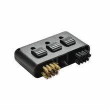 Venda 3 in1 bolso carry golf club escova putter de golfe portátil cunha bola groove cleaner kit ferramenta de limpeza preto para madeira/ferro(China)