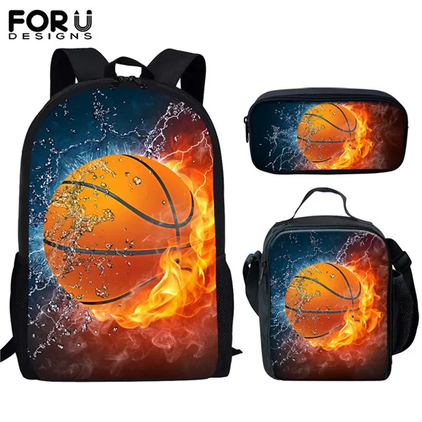 FORUDESIGNS/3 комплекта/шт. детские школьные сумки для мальчиков, крутой футбольный рюкзак с футбольным принтом, детские школьные сумки, рюкзак для мальчиков-подростков - Цвет: HXA352CGK