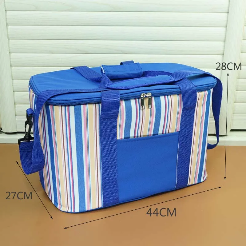35L Большая вместительная сумка-холодильник, сумка-тоут для пикника и обеда, Студенческая Портативная сумка-Органайзер для еды и молока, аксессуары