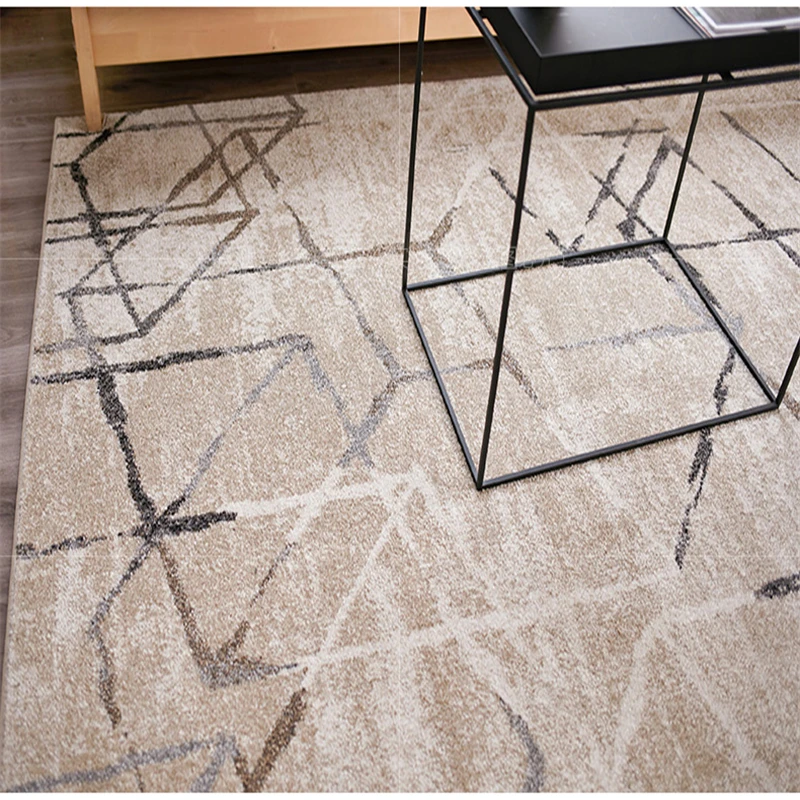 Современные короткие коврики для гостиной спальни и ковер из полиэстера