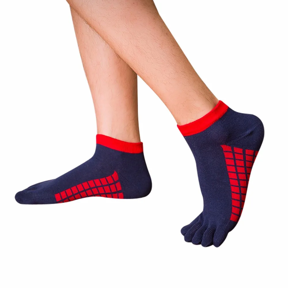 Fashion Harajuku Men's Five Toe Cotton Socks Pure funny Trainer warmer