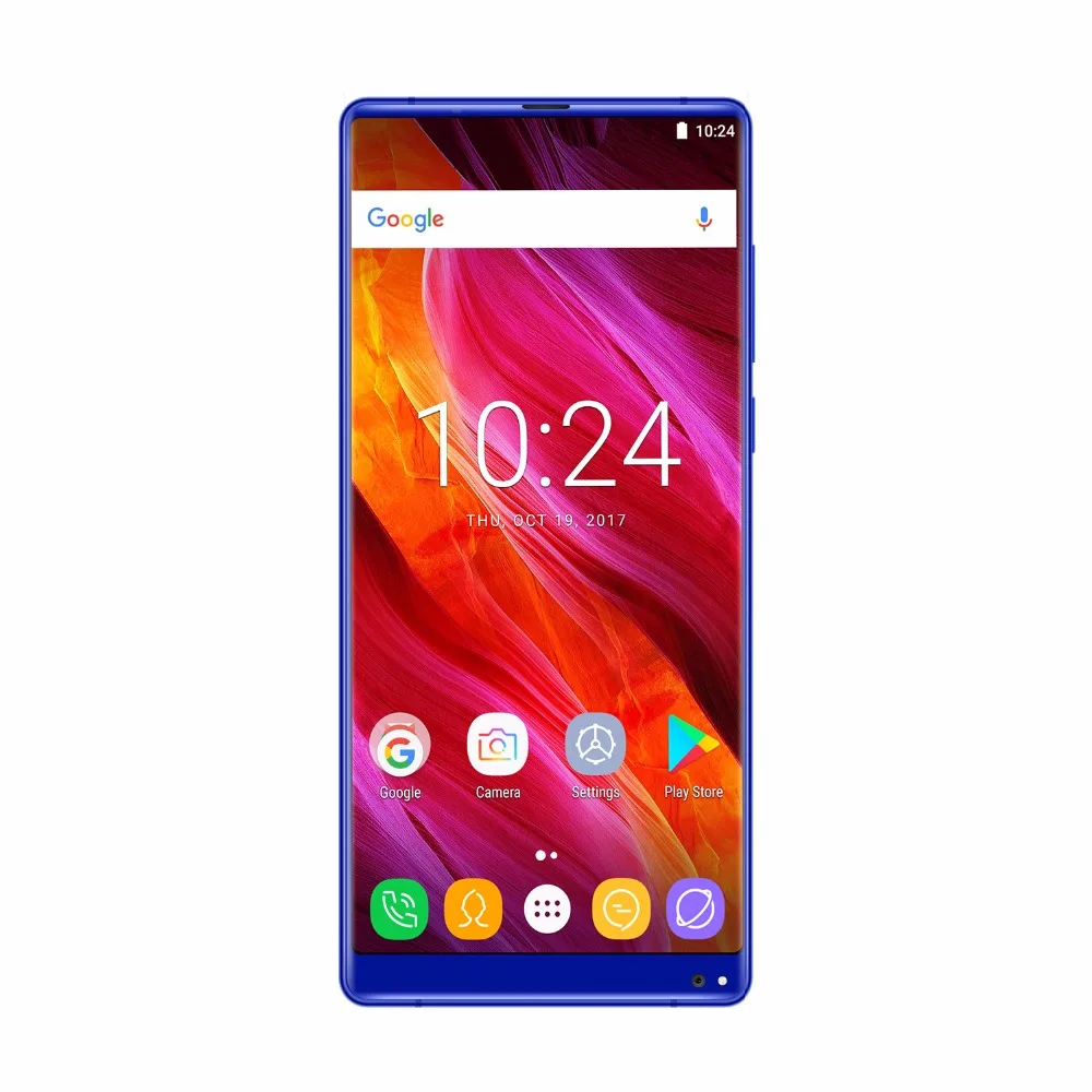 Смартфон Oukitel MIX 2 5,9" с 18:9 экраном 4G, Восьмиядерный процессор HelioP25, 6 ГБ+ 64 ГБ, 21 Мп+ 13 МП камера, 9 В/2 А, быстрое зарядное устройство, 4080 мАч, мобильный телефон