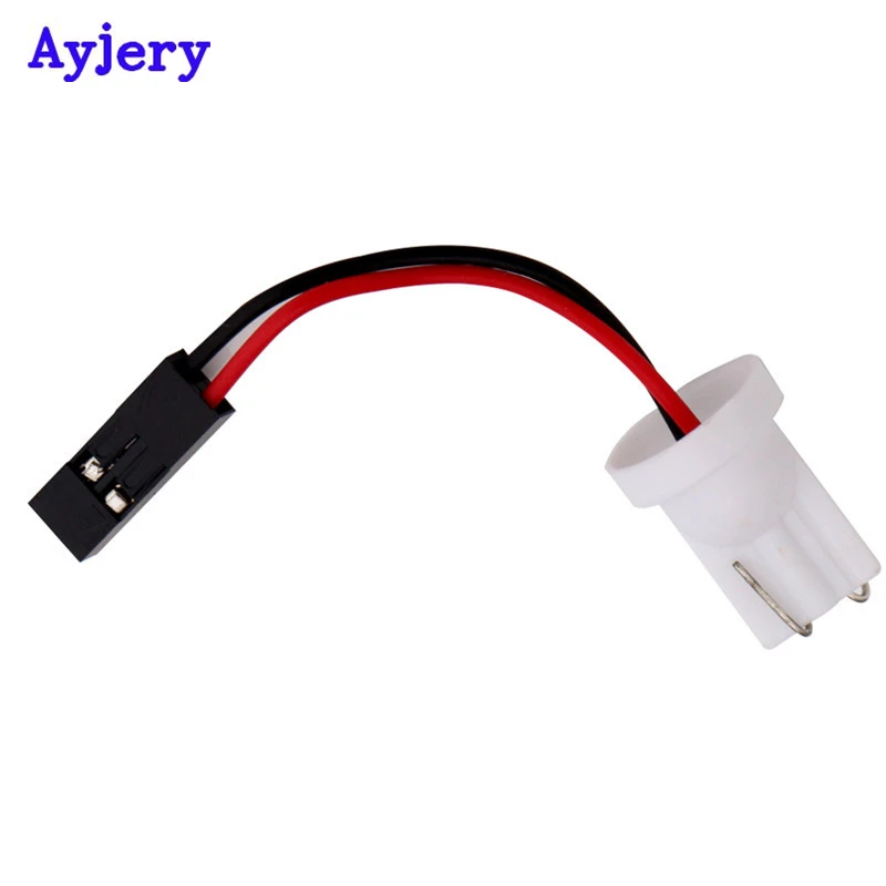 

AYJERY 500Pcs T10 Ba9s T4w Festoon Connector Wire Cables For All Car Light Led Panel Dome Light Socket Harness Plugs Pin Adapter