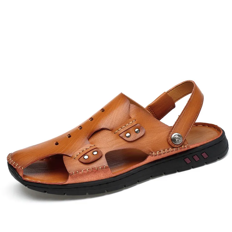 

Genuine Leather Men Sandals Summer Sandals Men Nice New