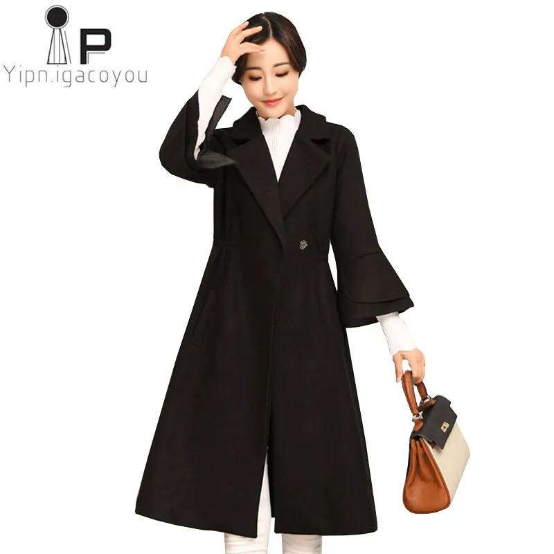 Élégant Pink Manteau Automne 2018 Green Printemps black Mode deep Manteaux Taille Coréenne Femmes Femelle B005 Lâche La red Laine army Femme Veste Pink Longues Plus Nouvelle pqA8xwOBq