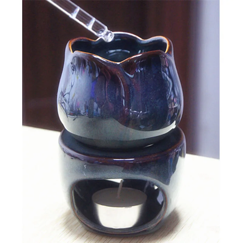 Home Decor Incense Burner Ceramic Porcelain Glaze Aromatherapy