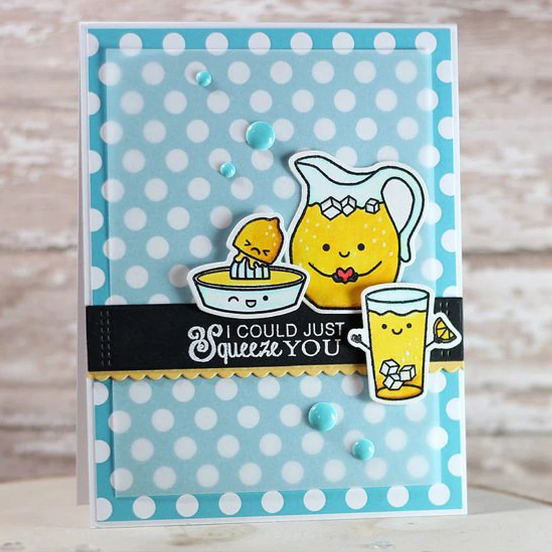 

Tea Cup Set Transparent Clear Silicone Stamp/Seal For DIY Scrapbooking/Photo Album Decorative Card Making Clear Stamps 4x6inches