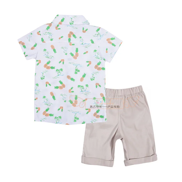 Комплекты для малышей, одежда для малышей, комплекты из двух предметов для маленьких мальчиков, рубашки+ короткие штаны, хлопковые летние комплекты для малышей, Лидер продаж, повседневная одежда на рост 80-120 см