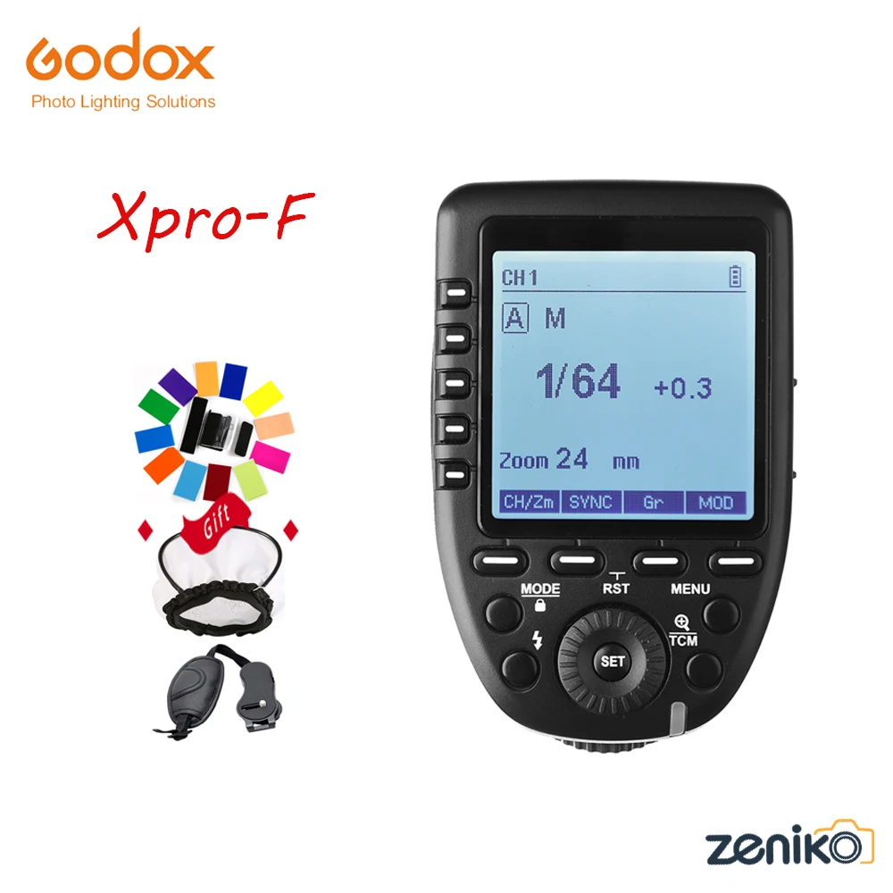 

In Stock!!! Godox Xpro-F Flash Transmitter Trigger Support TTL Autoflash HSS with ID for Fujifilm Camera
