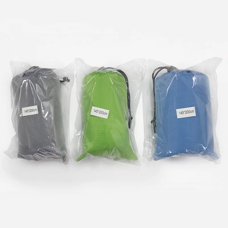 VILEAD Pocket Camping Mat Portable Outdoor Camping Nylon Pocket Picnic Mat Waterproof Beach Mat Moisture-Proof 145*200 145*150cm