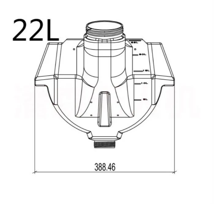 Aerops 12L 16L 20L 25L 30L резервуар для воды спрей waterpot жидкий резервуар для распылительного насоса сельское хозяйство multirotor drone БПЛА