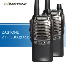 2pcs/lot Zastone T2000 Walkie Talkie UHF 400-480MHz Portable FM Transceiver Two Way Radio Ham CB Radio Flashlight Walkie-talkies