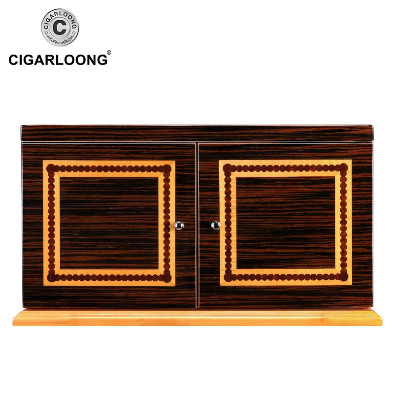 Сигара humidor три пола большой емкости сигара увлажняющая коробка CA-1028