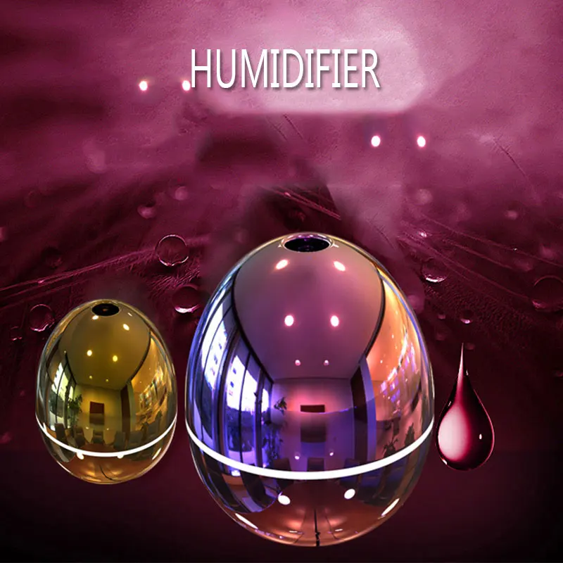 

Ultrasonic Humidifier Mist Maker Aromatherapy Humidifier Essential Oil Room Decor Mini Portable USB Egg Shape