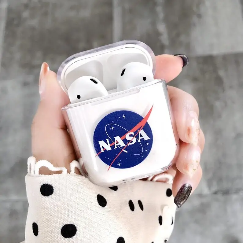 For Airpods Cute case airpods cover Cartoon protective hard case transparent wireless earphone case For iphone Headphone cases