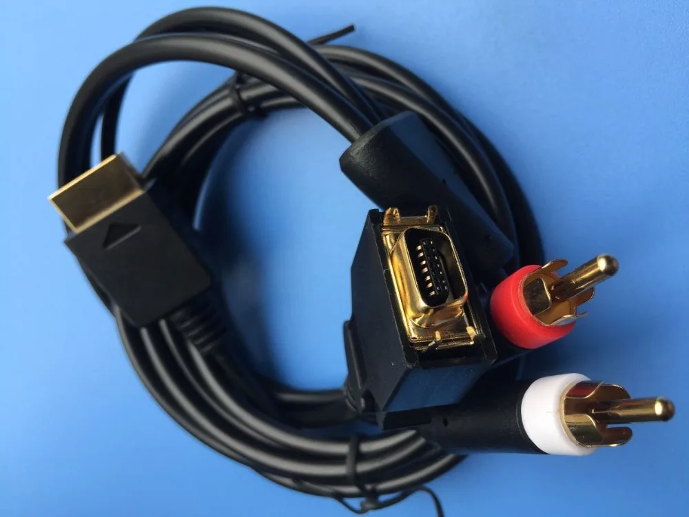 10 шт./лот кабель терминала для PS2 D Terminal AV PS3 Кабель 1 8 м|av cable|ps3 cablecable for ps2 |