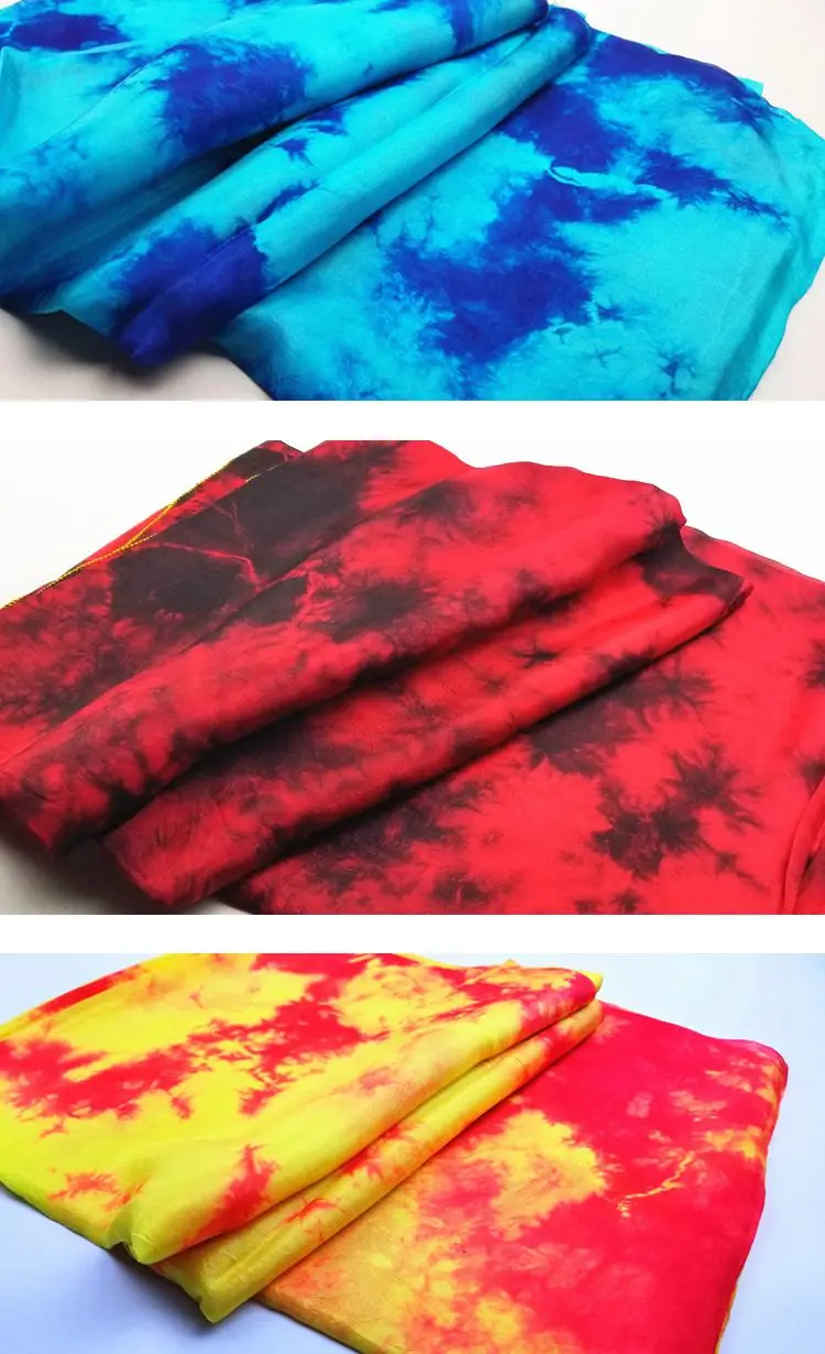 100% шелк одежда для танцоров для выступлений аксессуары Tie Dye свет текстурная вуаль платки Для женщин шарф костюмы костюм для танца живота