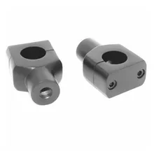 Хромированный черный " 25 мм руль стояки для Harley Dyna Softail Road Glide FLHR Cruiser Chopper Кафе Racer Старая школа на заказ