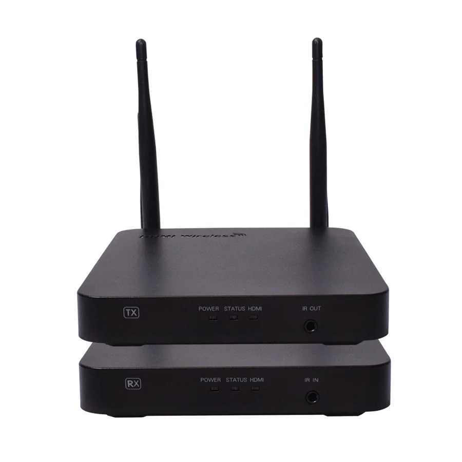 HDMI Wireless Extender 100M 2.4G and 5GHz 1080P Transmitter Receiver kit TCP/IP extende Audio