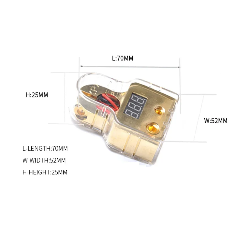 12V Цифровой Дисплей положительный 1/0/размером 4 AWG Автомобильный Батарея клемму автомобиля Батарея терминал