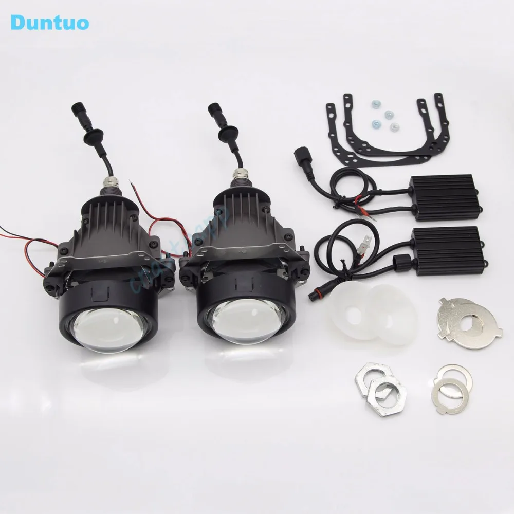 LED Car Headlights Auto Lens headlight Hi/Lo Beam Lamp H4 Q5 H5 LED