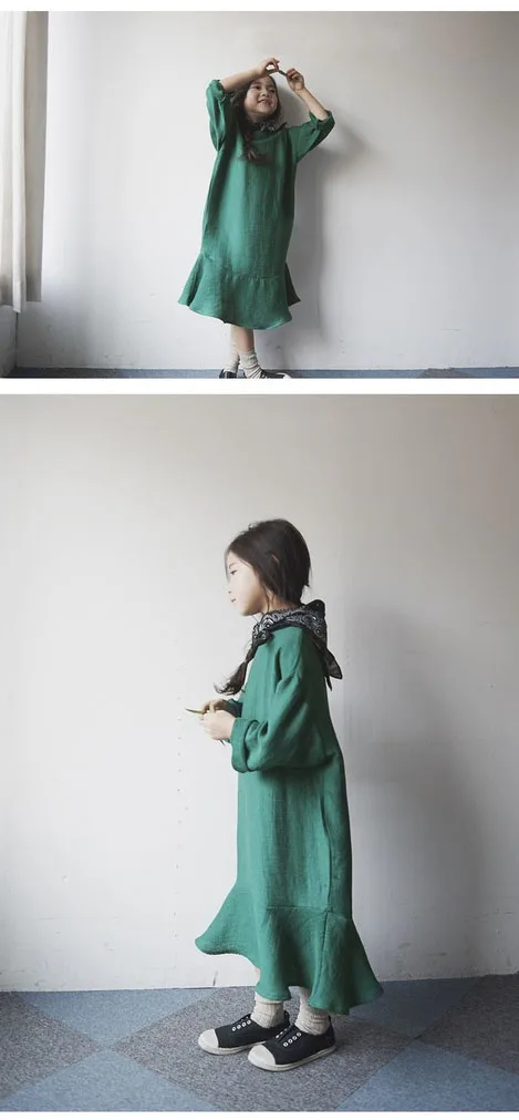  ruffles korean kids clothes girls dress spring autumn maxi long big children dresses girls new 2017 clothing 4 5 6 7 8 9 10 11 12 13 14  years little big teenage girls dress long sleeve girls autumn dress (6)