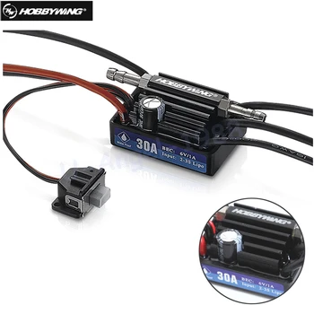 

Original Hobbywing Waterproof SeaKing 30A V3 ESC Brushless ESC RC motor ESC 6V / 1A BEC untuk RC Boat