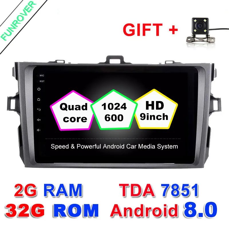 2 Din Android 8 0 font b car b font dvd autoradio font b gps b