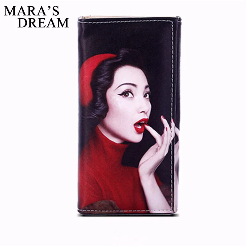 Mara's Dream женский кошелек клатч Монро Хепберн колода карт держатель леди сумки
