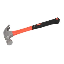 UXCELL новые 1 шт. металл 12 унц. изогнутые молоток Серебряный тон ш Пластик ручка