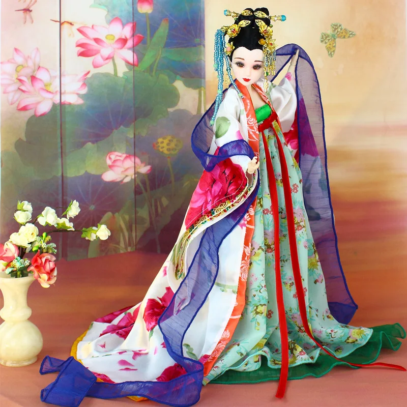 

Fortune days doll East Chinese like blyth doll icy joint body with Gorgeous clothes stand shoes gift box bjd toy gift