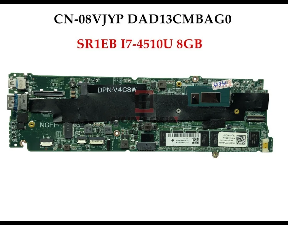 Оптовая продажа высокое качество CN 08VJYP для Dell XPS 13 9333 ультрабук материнская плата